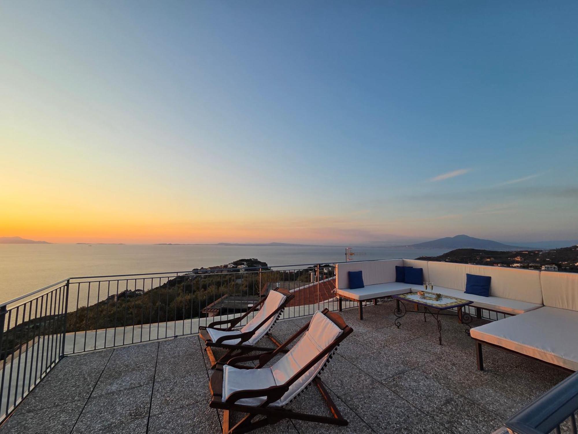 Sun & Relax, Relaxing Location With Seaview Villa Massa Lubrense Exterior photo