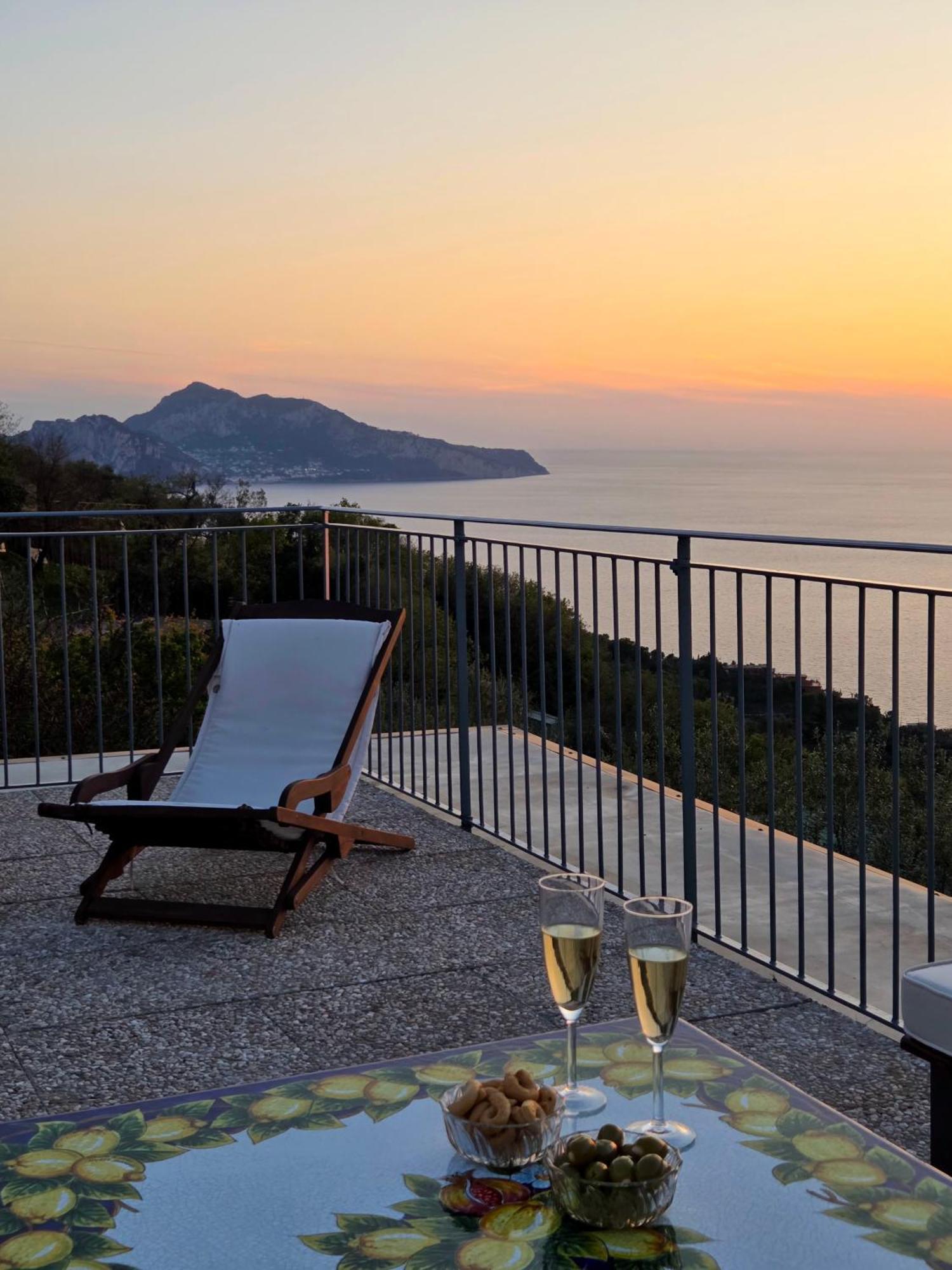 Sun & Relax, Relaxing Location With Seaview Villa Massa Lubrense Exterior photo